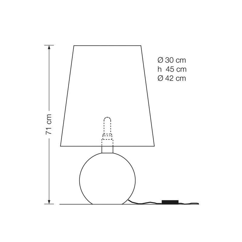 VS Manufaktur ORA 25 Tischleuchte
